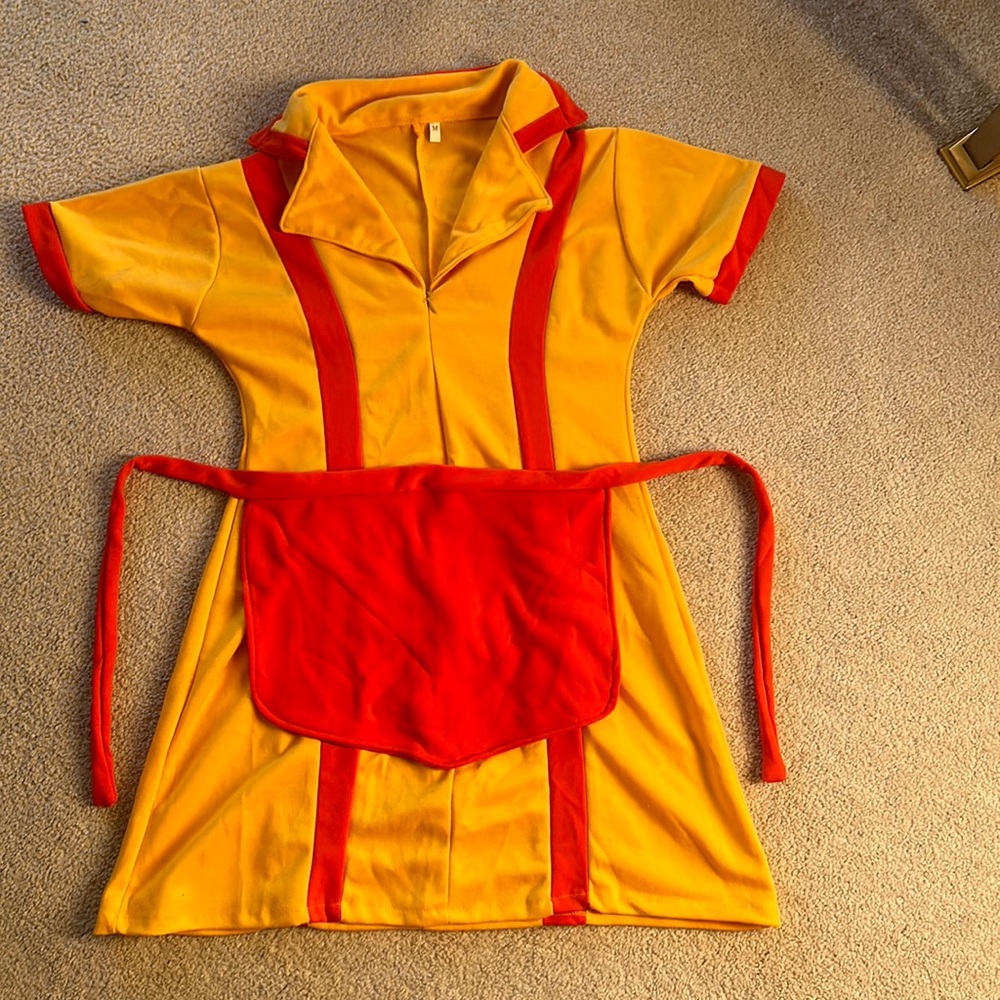 Yellow and Red Women's Dress